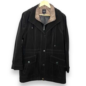 M Collection Black Zip Up Jacket